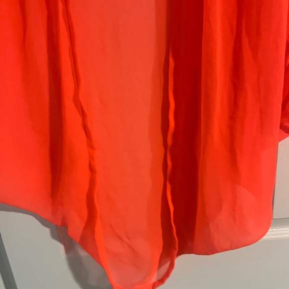 Steve Madden Neon Sheer Cover up/ Cardigan - Picture 2 of 4